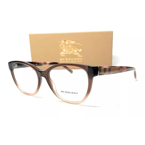 Burberry Women's Brown Gradient Pink Eyeglasses! - Picture 1 of 4